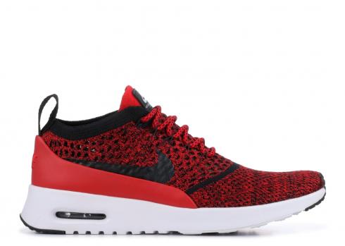 Nike Air Max Thea Ultra FK Black Red Womens Running Shoes 881175-601