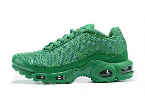 2020 New Nike Air Max Plus TN All Green Comfy Running Shoes 852630-044
