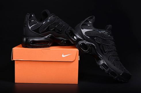 Nike Air Max Plus TN KPU Tuned Men Sneakers Running Trainers Shoes All Black