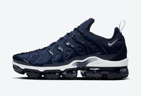 Nike Air VaporMax Plus Midnight Navy Silver White Shoes DH0611-400