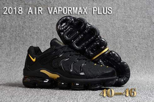Nike Air Vapor Max Plus TN TPU Running Shoes Hot Black Gold