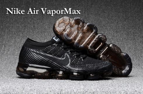 Nike Air VaporMax Men Women Running Shoes Sneakers Trainers Pure Black 849560-001