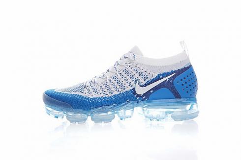 Nike Air Vapormax Flyknit 2.0 Summit White Ice Blue Sneakers 942843-104