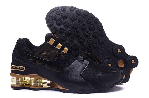Nike Air Shox Avenue 802 Black Golden Men Shoes