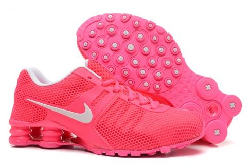 Nike Shox Current 807 Net Women Shoes Pink Red White