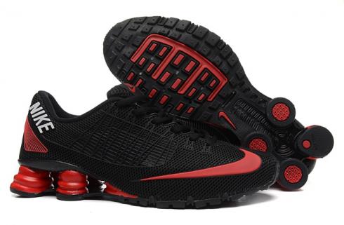 Nike Shox Turbo 21 KPU Men Shoes Sneakers Total Black Red