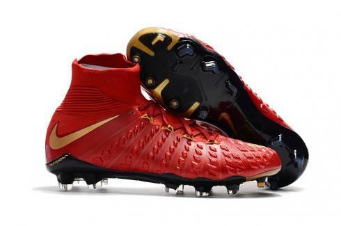 red and yellow football cleats