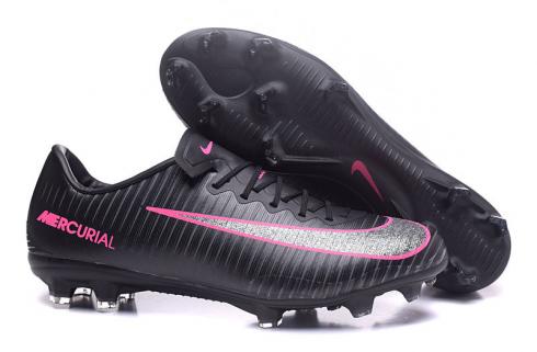Nike Mercurial Vapor XI FG Soccers Shoes Silver Pink Black