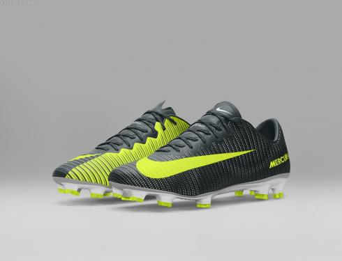 Nike Mercurial Superfly CR7 FG Low Soccers Seaweed Volt Hasta White