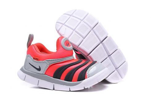 Nike Dynamo Free SE Y2K Infant Toddler Shoes Bright Red Grey Black White 343938-630