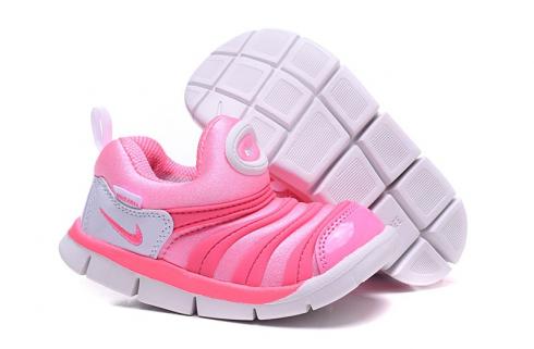 Nike Dynamo Free SE Y2K Infant Toddler Shoes Soft Pink Silver Grey 343738-625