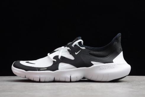2019 Nike Free RN 5.0 White Black AQ1289 102