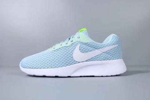 Womens Nike Tanjun Glacier Blue White Volt 812655-401