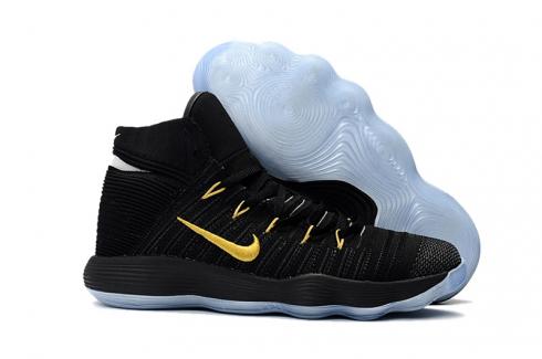 nike basketball shoes black and yellow
