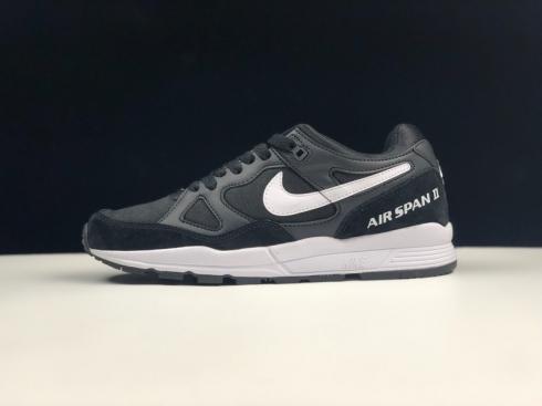 Nike Air Span II Black White Dark Grey Sneakers AH8047-002