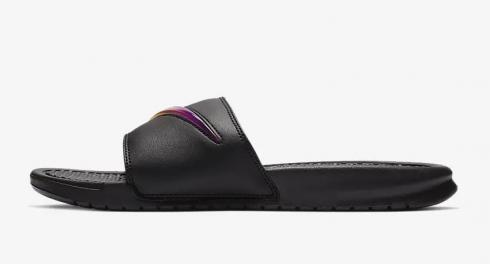 Nike Benassi JDI SE Black Hyper Violet Amarillo AJ6745-002