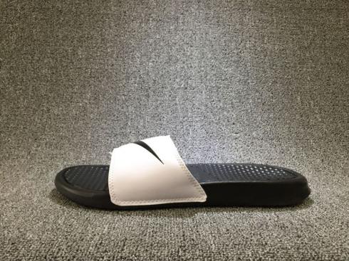 Nike Benassi Swoosh GD Black White Mens Shoes 312618-101