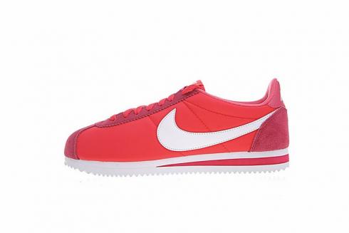 Nike Classic Cortez Nylon Gym Red White Casual Shoes 488291-603