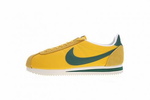 Nike Classic Cortez Nylon Prem Gorge Sail Ochre Yellow 876873-700