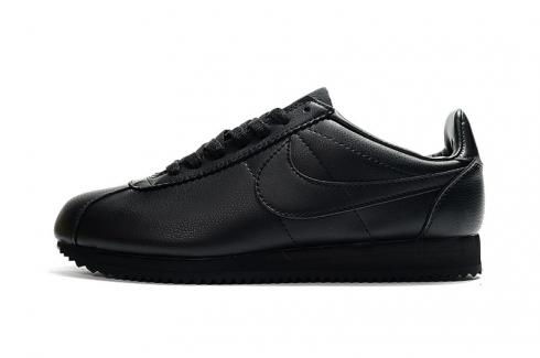 Nike Classic Cortez Nylon Prm Leather All Black 807472-021