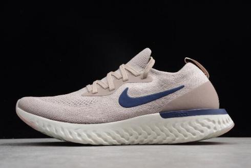 Nike Epic React Diffused Taupe Blue Void Running Shoes AQ0067 201