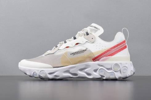 Nike Epic React Element 87 Undercover White Grey Red AQ1813-339