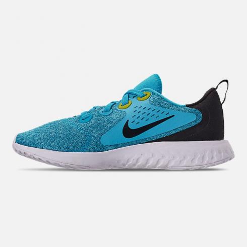 Nike Legend React Running Shoes Blue Fury Black Bright Citron White AH9438-401