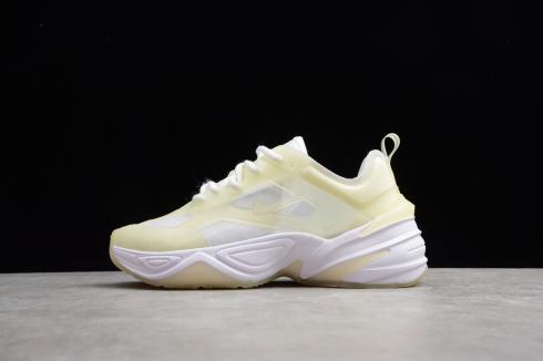 Nike M2K Tekno White Energy Yellow White Shoes AO3108-702