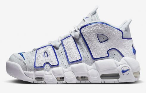 Nike Air More Uptempo Embossed White Royal Blue FD0669-100