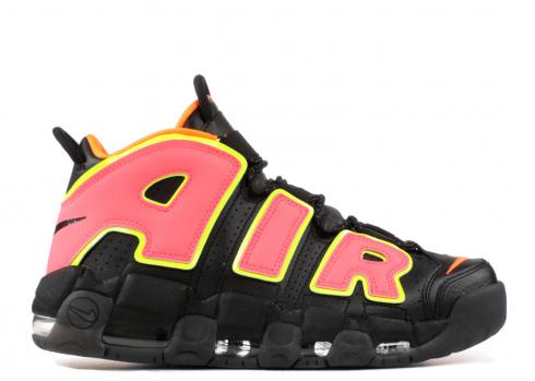 Nike Air More Uptempo Pink Pinch Hot Black Volt 917593-002
