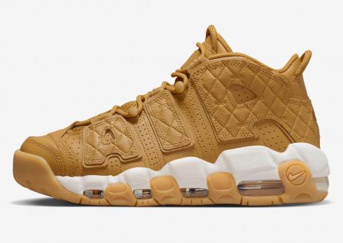 Nike Air More Uptempo Quilted Wheat Gum Light Brown DX3375-700