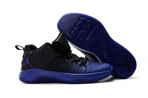 Nike Jordan Extra Fly Black Purple Men Basketball Shoes 54551-410
