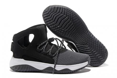 Nike Air Flight Huarache Men Basketball Shoes Black Deep Grey