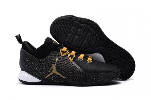 Nike Air Jordan CP3 X Black Golden White Men Basketball Shoes 854294