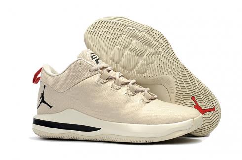 Nike Air Jordan CP3 X Elite Men Basketball Shoes Rice Grey Black Red 897507