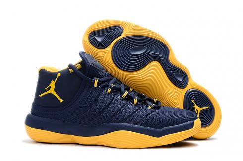 jordan shoes blue and yellow