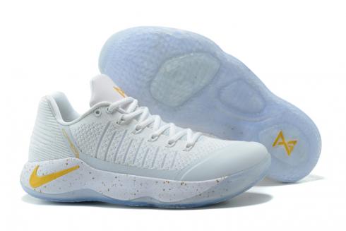 Nike Paul George PG2 Men Basketball Shoes Light Grey Yellow 878618