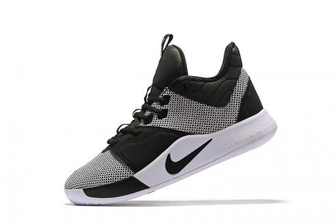 Nike PG 3 EP Oreo Monochrome Black Grey White Paul George Comfy Basketball Shoes AO2608-002