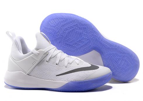 Nike Zoom Shift Men Basketball Shoes Light Grey Purple White 897653