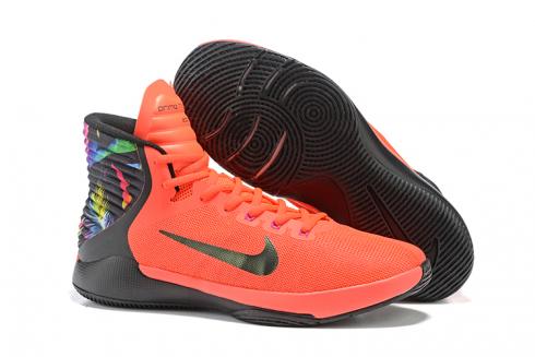 Nike Prime Hype DF 2016 EP Orange Black Colour Mens Basketball Shoes 844788