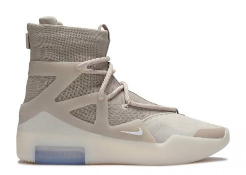 Nike Air Fear Of God 1 Multi String Color Ivory Oatmeal Pale AR4237-900