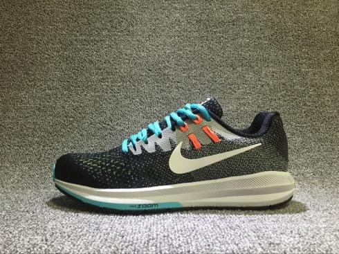 Nike Air Zoom Structure 20 Lace Up Blue Black 849577-018