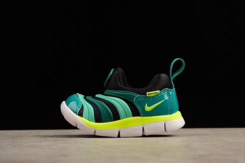 Nike Dynamo PS Green Black Volt Preschool Kids Running Shoes 343738-009