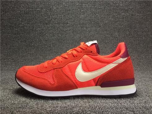 Nike Internationalist Orange Crimson Red Mens Running Shoes 631754-602