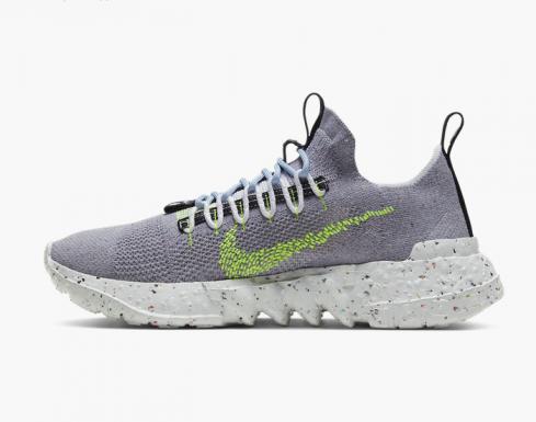 Nike Space Hippie 01 Grey Volt White Green Running Shoes CQ3986-002