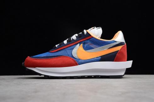 Nike UNDERCOVER X Waffle Racer Red Blue Gold Silver 884691-404