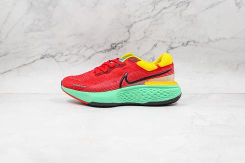 Nike ZoomX Invincible Run Flyknit Red Green Yellow CT2228-109
