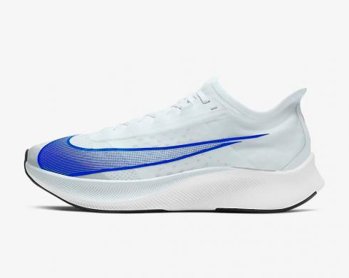 Nike Zoom Fly 3 Pure Platinum Racer Blue Bright Crimson AT8240-005