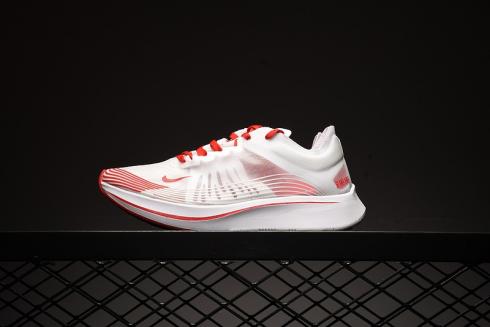 Nike Zoom Fly SP White University Red Summit White AJ8229-100