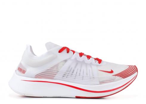 Nike Zoom Fly Sp White University Red AJ9282-100